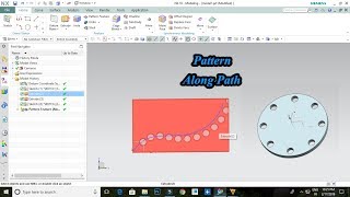 Nx Cad Pattern Along Path Command  Tamil [upl. by Autum]