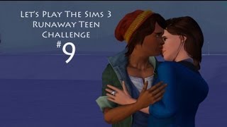 Lets Play The Sims 3 Runaway Teen Challenge Part 9 quotWornquot [upl. by Yrrok]