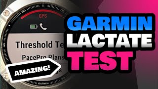 Measure Lactate Threshold  Lactate Test amp Auto Detection Using Garmin [upl. by Marena]