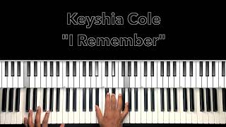 Keyshia Cole quotI Rememberquot Piano Tutorial [upl. by Norm]