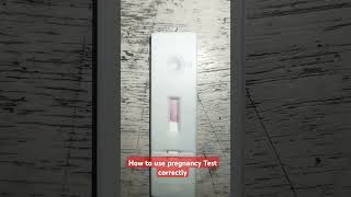 How to use Pregnancy Test kit Correctlyshotspregnancykittestpreganews pregnancytestathomeviral [upl. by Kcirdec158]