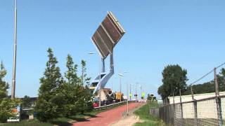 Dutch bridge opens  Slauerhoffbrug 1 [upl. by Amikehs]