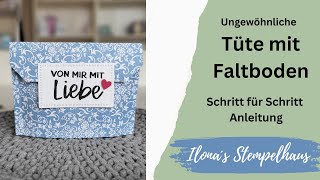 Ungewöhnliche Tüte mit Faltboden stampinup [upl. by Uba692]