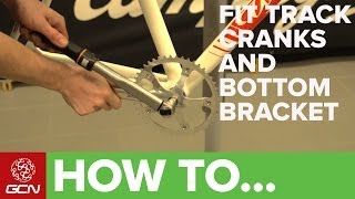 How To Fit Campagnolo Track Cranks And Bottom Bracket  GCNs Maintenance Mondays [upl. by Matta286]