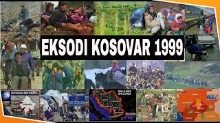 Ekzodi Kosovar 1999  Refugjatet Mars  Prill 99 Exkluzive  Albanian refugees in the Kosovo war [upl. by Onairelav]