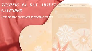 Technic 24 Day Advent Calendar with Their ACTUAL products  adventcalender2024 [upl. by Lemaj]