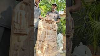 3 FEET HANDCRAFTED STONE LIFECYCLEBUDDHASTATUE CARVED IN A SINGLE STONE shorts youtubeshorts [upl. by Ariaek]