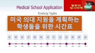 딜런의 입시비책 미국 의대 지원을 계획하는 학생들을 위한 시간표 [upl. by Howund]