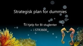 Strategisk plan for dummies [upl. by Parcel]