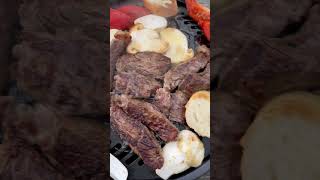 Steak and Matsutake mushroom Bbq food travel [upl. by Ulu]