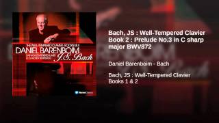 The WellTempered Clavier Book II Prelude and Fugue No 3 in CSharp Major BWV 872 Prelude [upl. by Cherie]