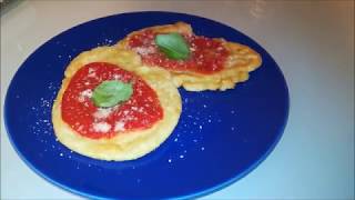 Pizza Fritta Finta Montanara Ricetta [upl. by Filiano]