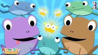 Five Little Speckled Frogs Song  Frog Song for Kinderfun Kids Nursery Rhymes  preschoolvibes [upl. by Einttirb235]