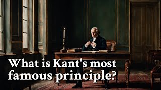 What is Kants most famous principle  Philosophy [upl. by Liahus]