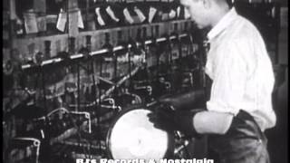 HISTORY OF VINYL RECORDS 1  The 78 RPM Single Manufacturing plant RCA [upl. by Ijic]