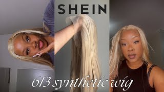 Shein synthetic wig it was only R300🤫 its giving natural blondie  Chantal M [upl. by Faxan]