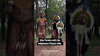 Alex Pereira visited his native Pataxó tribe in Brazil 🏹 via alexpoatanpereiraIG shorts [upl. by Ekul]