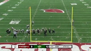 WIAA State Football Edgar scores on fake field goal [upl. by Aidas]