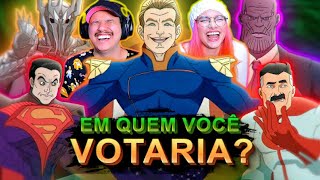 QUAL VOCÊ ESCOLHE quotE SE VILÕES FOSSEM CANDIDATOS PRA PRESIDÊNCIAquot  Voice Makers [upl. by Assiralk]