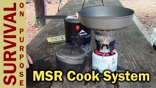 MSR Windburner 18L Cook Set  Camping and Backpacking Stove [upl. by Doe890]