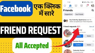 quotSecret Trick to AutoAccept ALL Facebook Friend Requests INSTANTLYquot [upl. by Kcirdla750]