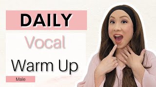 DAILY VOCAL WARM UP 9 for Fuller Tone Male Voices [upl. by Ayhay25]