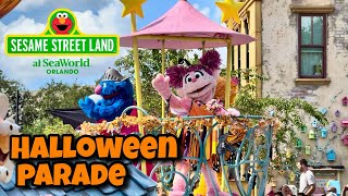 HALLOWEEN Parade at Sesame Street Land  SeaWorld Orlando October 14th 2024  FULL Parade 4K 60FPS [upl. by Trilby]