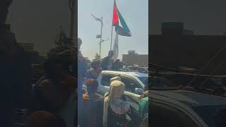 palestine flag in afghanistan on freedome day [upl. by Conni218]