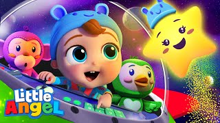 Twinkle Twinkle Little Star  Little Angel Kids Songs amp Nursery Rhymes [upl. by Ahsened]