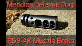 BD3AKD Muzzle Brake by Meridian Defense Corp [upl. by Cleodell]