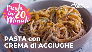 PASTA con CREMA di ACCIUGHE  SAPORITA e PRONTA in 20 MINUTI😍⏰ [upl. by Nnairek]