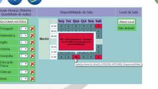 Montar Horário Escolar  Horário Fácil  Tutorial Etapa 4 [upl. by Nirak269]