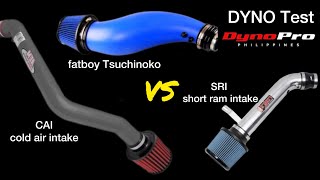 Intake Dyno Test Whale vs Short Ram vs Cold Air Intake at DynoPro [upl. by Eibrik516]