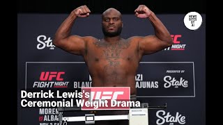 Derrick Lewis Bails on UFC Edmonton WeighIn [upl. by Minabe]