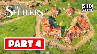 THE SETTLERS NEW ALLIES  Part 4 4K 60FPS PC ULTRA  No Commentary FULL GAME [upl. by Ecirtap]