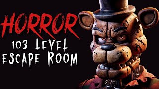 HORROR FNAF 103 LEVEL ESCAPE ROOM  TUTORIAL  Code 282242357838 [upl. by Esyahc]