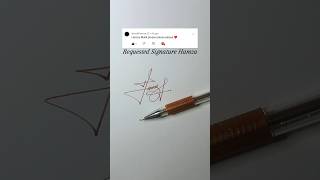 Stylish Name  Hamza Signature Design  Cursive Art  How To Make Stylish Signature [upl. by Eednus]