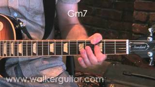 Autumn Leaves chord melody guitar lesson with TAB [upl. by Levona502]