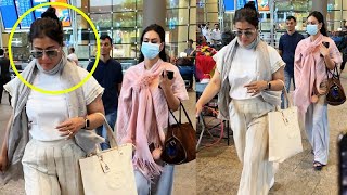 Kajol BAD Behavior With Daughter Nysa Devgan At Mumbai Airport [upl. by Meikah558]