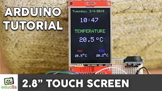 Arduino TFT LCD Touch Screen Tutorial 28quot ILI9341 Driver also for ESP32 [upl. by Nadabas]