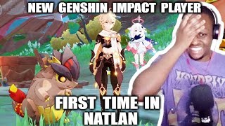 Genshin Impact NATLAN FIRST TIME GAMEPLAY natlan [upl. by Gnurt]