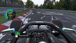 The Mercedes W11 at the Nürburgring Nordschleife is an ABSOLUTE MONSTER 😍 [upl. by Cookie190]