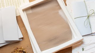 Easy DIY Papermaking at Home Master Handmade Paper with Oblations Kit [upl. by Shulem274]