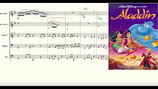 Arabian Nights from Aladdin for Brass Quintet Sheet Music [upl. by Eissirhc]