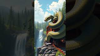 Natures wild  explore waterfall shorts animation viralvideo waterfall [upl. by Elleraj316]