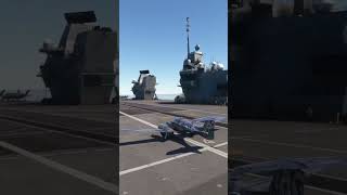 Pilot Attempts Aircraft Carrier Landing in MSFS [upl. by Fania]