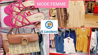 👗👡LECLERC MODE FEMME VÊTEMENTS CHAUSSURES ÉTÉ 2021 [upl. by Eidnas272]