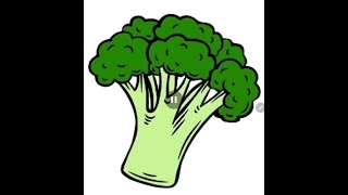 90  do you know about BROCOLI lets learn and color [upl. by Sena]