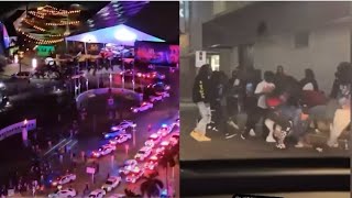 Adolescentes afroamericanos crearon pánico y caos en el Bayside Marketplace de Miami [upl. by Manaker529]