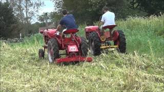 Mowing with 2 Cubs [upl. by Yendahc936]